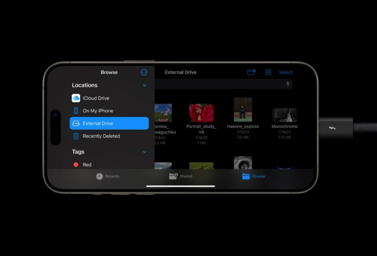 iOS 18 and iPadOS 18 Will Let You Reformat External Drives