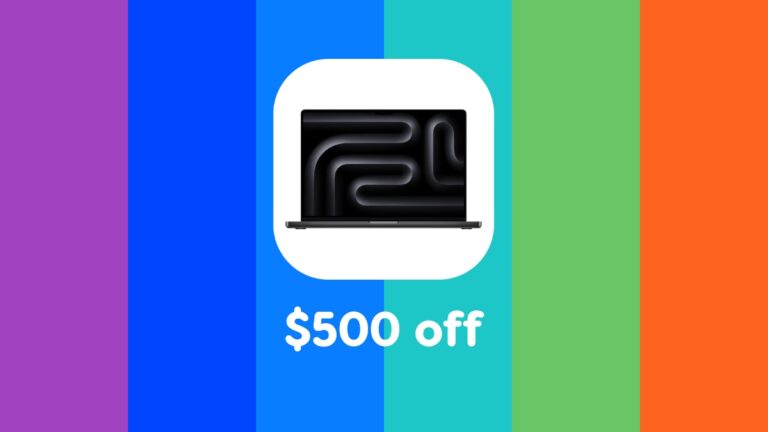 Save $500 on 16-inch MacBook Pro with M3 Pro, 512GB SSD, 36GB RAM