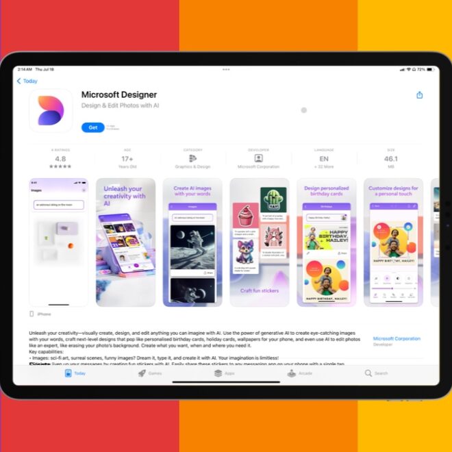 Microsoft Designer with AI Image Creation Arrives on iPhone