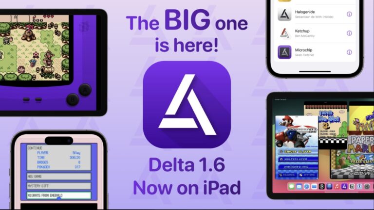 Delta 1.6 Released with Full Support for iPad and its Large Display