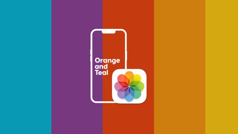 Get the Orange and Teal Look on iPhone, iPad Using Photos App