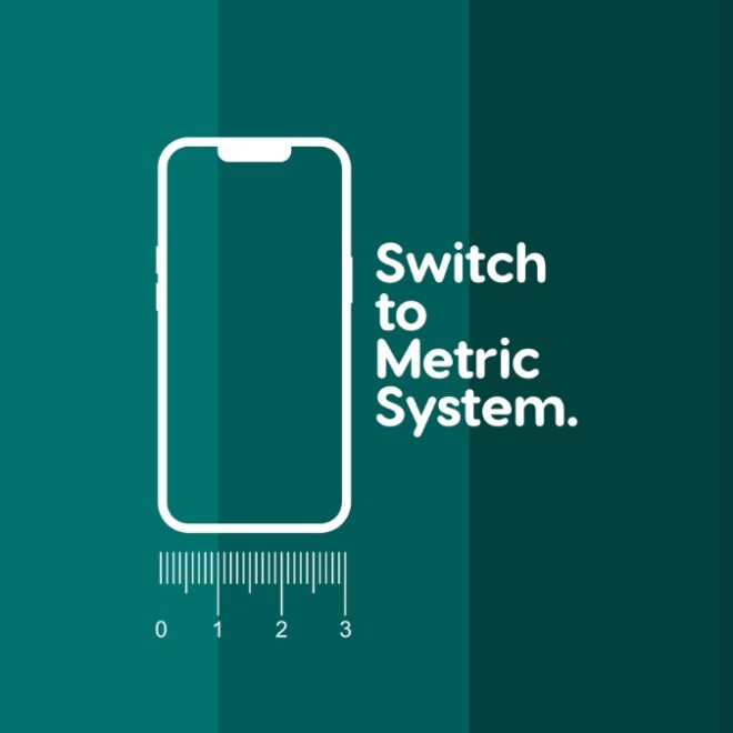 Switch Measurement System to Metric on iPhone and iPad