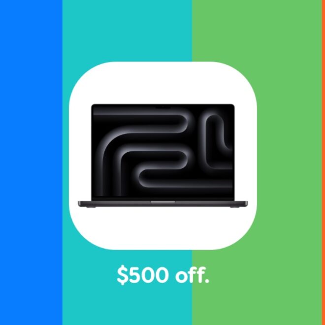 Save $500 on Apple’s 16-inch MacBook Pro with M3 Pro