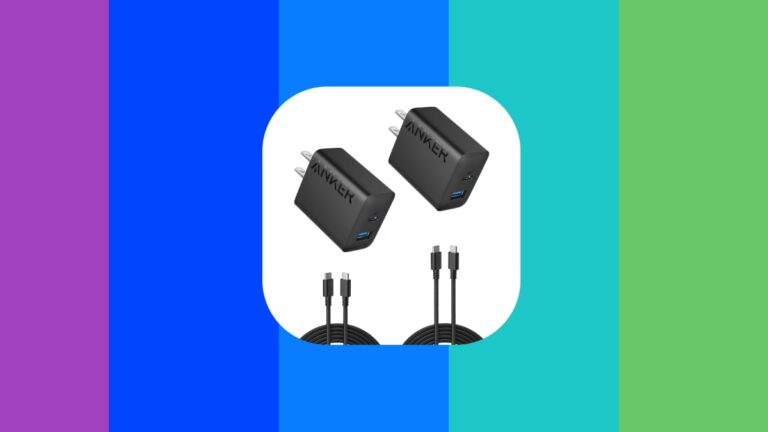 Anker USB-C Charger + Cable 2-Pack is Just $12.98 Today