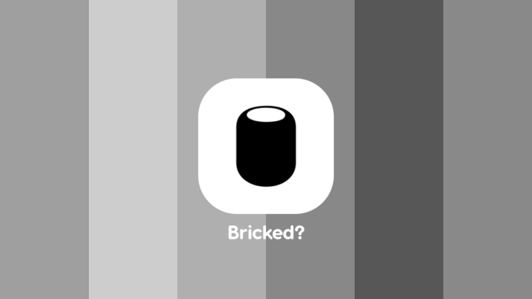 Your Software Bricked HomePod Can be Fixed
