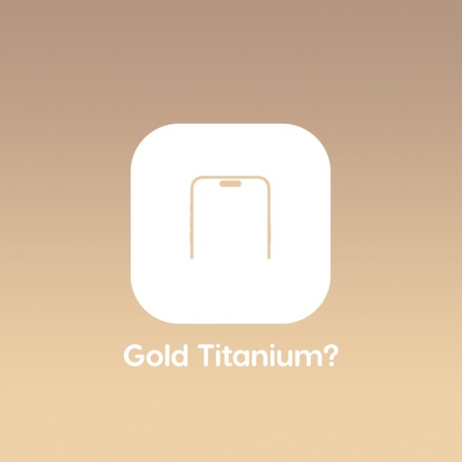 First Look at the Gold Titanium iPhone 16 Pro