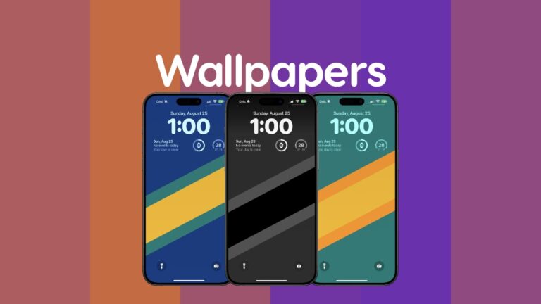 Download the Simple Stripes Wallpaper Pack for iPhone