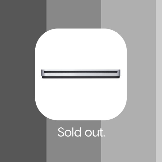 Goodbye, Apple USB SuperDrive