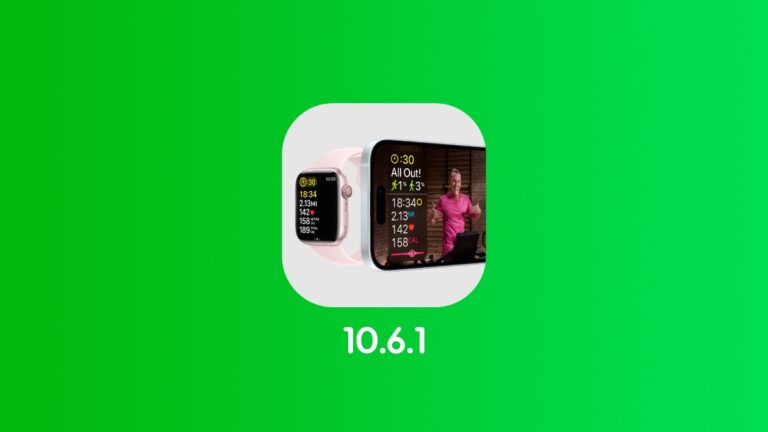 watchOS 10.6.1 Now Available for Download with Fitness+ Fix