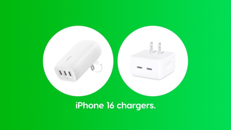 USB-C Chargers for iPhone 16 and iPhone 16 Pro