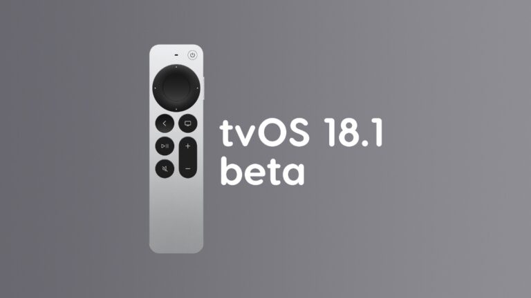 Download tvOS 18.1 Beta 1 for Apple TV