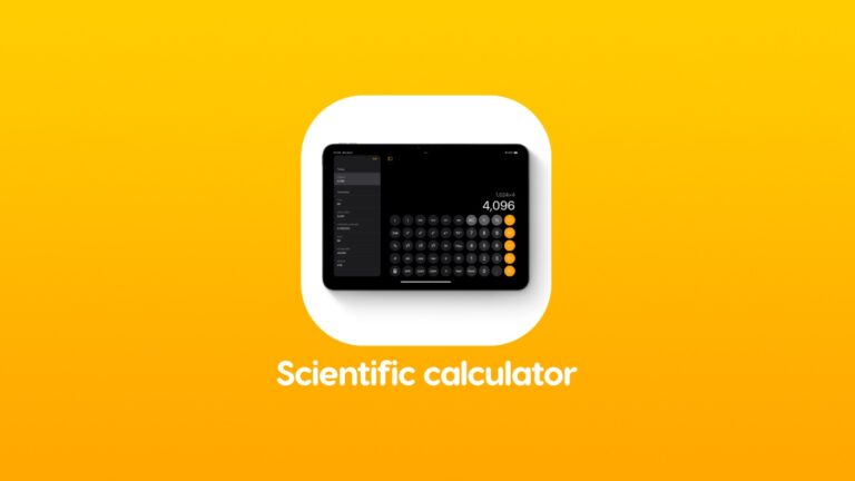 How to Enable Scientific Calculator on iPad
