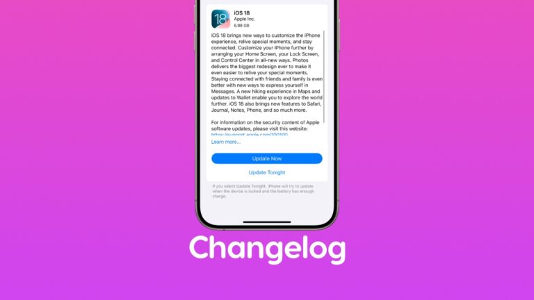 iOS 18 and iPadOS 18 Official Changelog for iPhone and iPad
