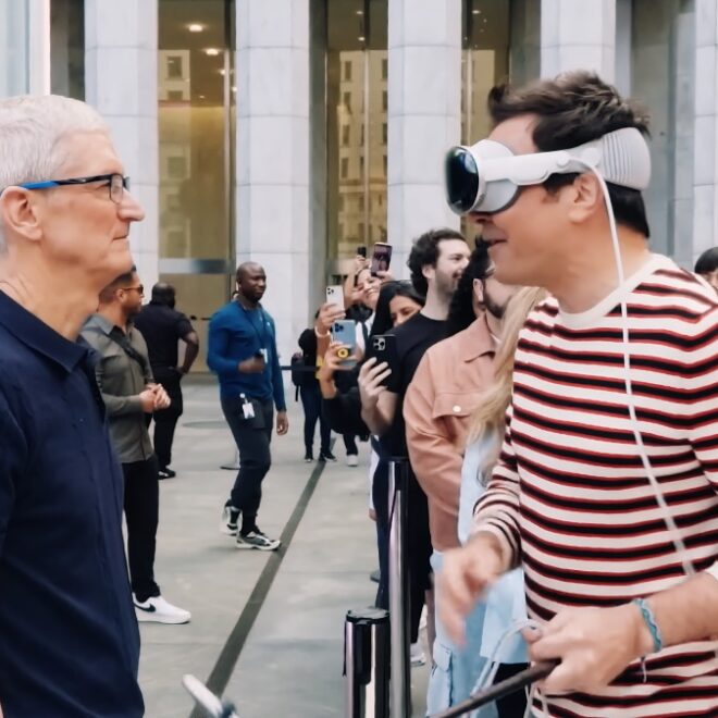 Jimmy Fallon and Tim Cook Talk iPhone 16 and AI