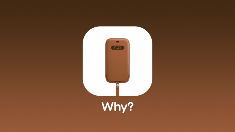 Weird and Wonderful – the Apple Leather Sleeve for iPhone