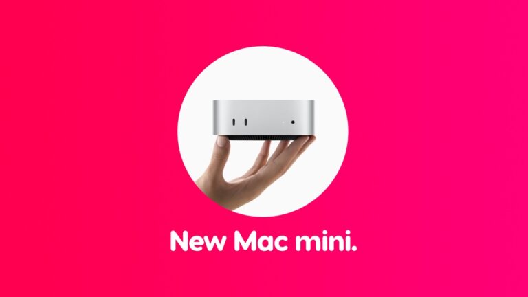 New Super-Compact Mac mini with M4 and M4 Pro Announced