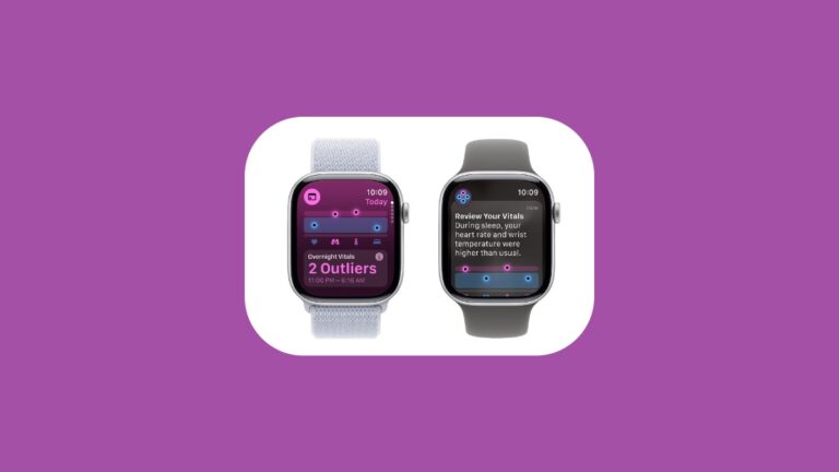 Apple Watch Vitals App Detects Illness Before Symptoms Surface