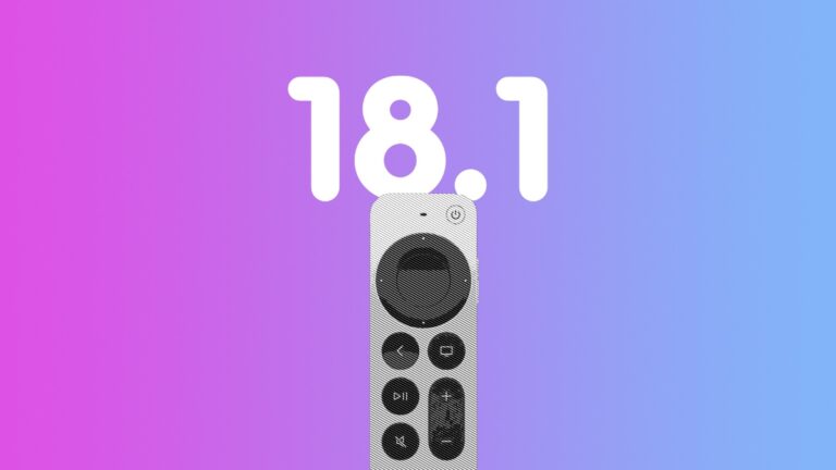 Download tvOS 18.1 Final Software Update for Apple TV