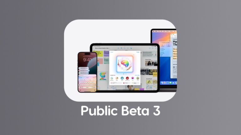 iOS 18.1, iPadOS 18.1 Public Beta 3 Now Available for Download