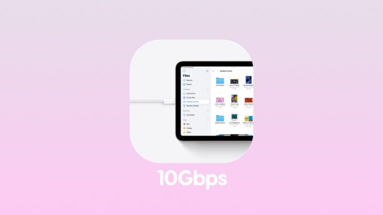 iPad mini 7 has a Faster 10Gbps USB-C Port