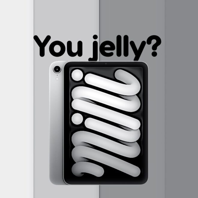 What is Jelly Scrolling on iPad mini?