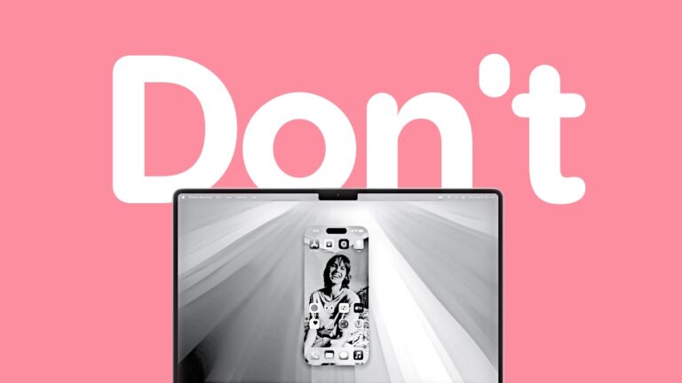 Don’t Use iPhone Mirroring on Your Mac from Work