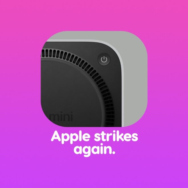 The Power Button on the M4 Mac mini is at the Bottom