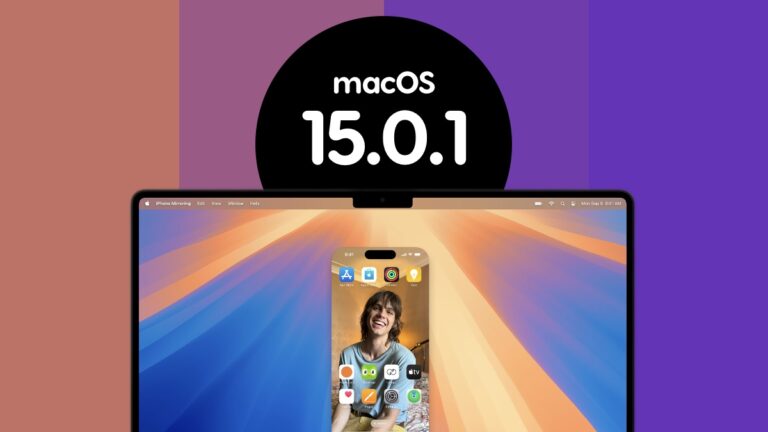 Download macOS Sequoia 15.0.1 Bug Fix Update Today