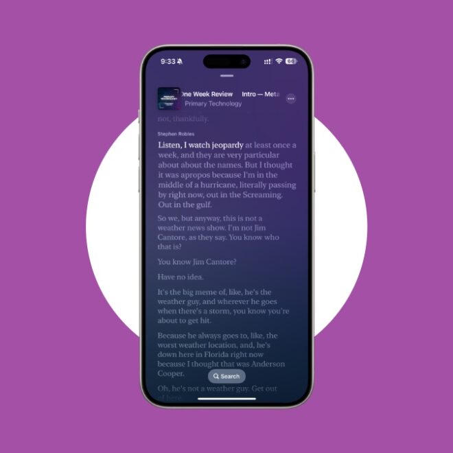 Apple Podcasts Transcriptions Now Available in 8 New Languages