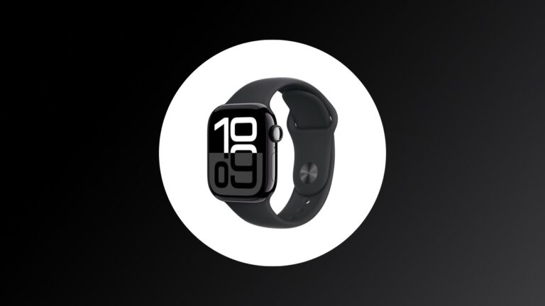 Apple Watch Series 10 in Jet Black with Cellular is $30 Off