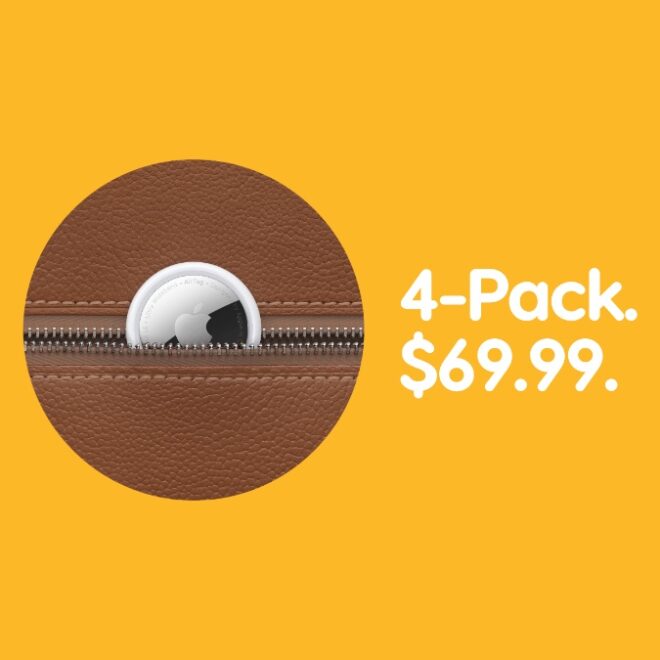 Get 4 Apple AirTag Trackers for $69.99, Down from $99