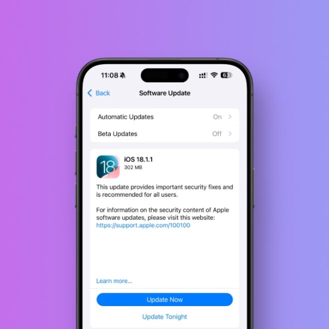 Download iOS 18.1.1 and iPadOS 18.1.1 for iPhone and iPad