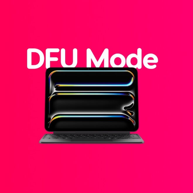 How to Enter or Exit DFU Mode on M4 iPad Pro