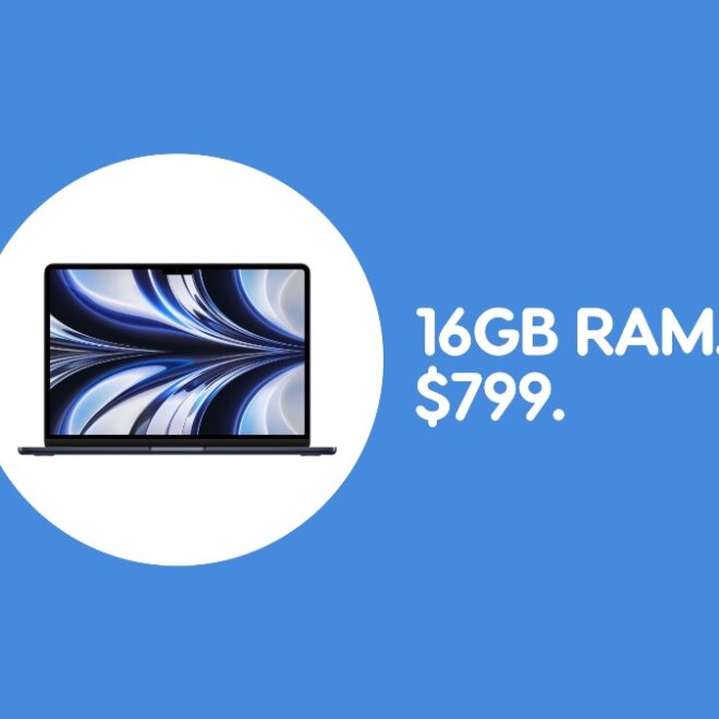 M2 MacBook Air with 16GB RAM Drops to $799 Only – $200 Off