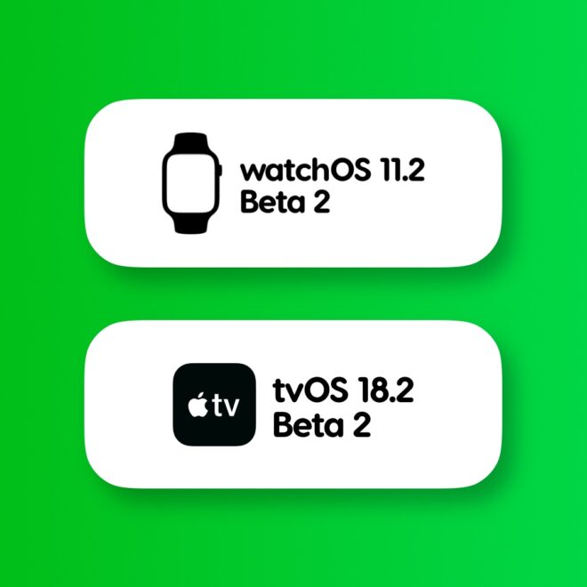 Download Beta 2 of watchOS 11.2 and tvOS 18.2