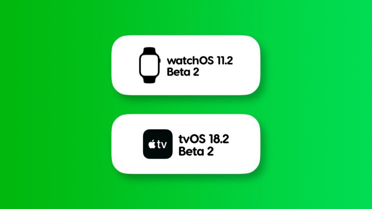 Download Beta 2 of watchOS 11.2 and tvOS 18.2