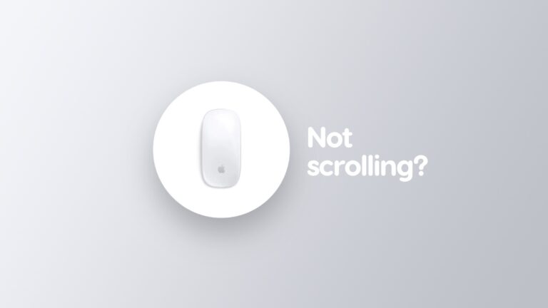 How to Fix Magic Mouse Not Scrolling Issue on Mac and iPad