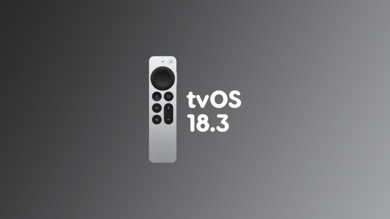 Download and Install tvOS 18.3 Final Update for Apple TV