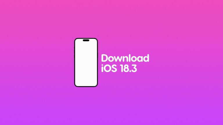 Download iOS 18.3 and iPadOS 18.3 Final Update for iPhone, iPad