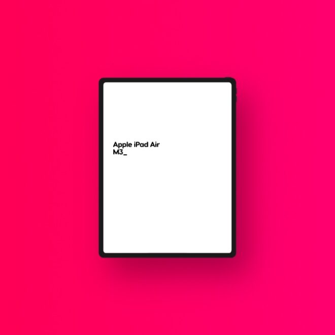 Solid Leak Says Next iPad Air will Have M3 Chip