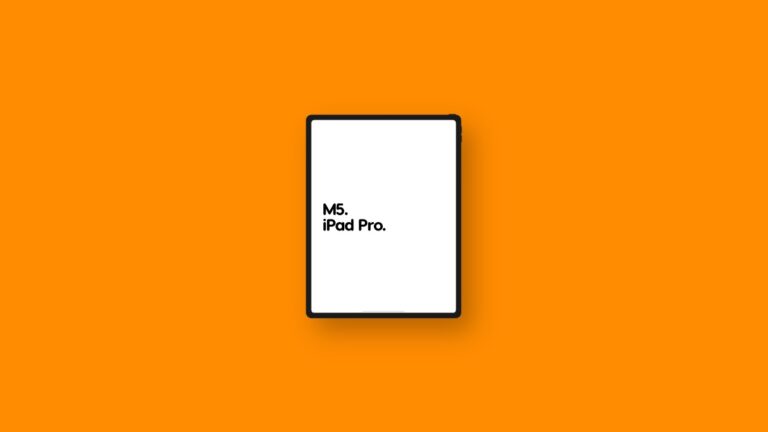 M5 iPad Pro Launching this Year with No Design Changes