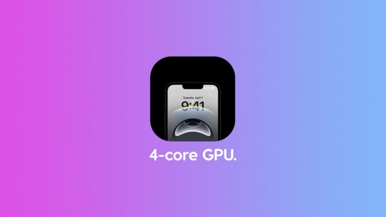 A18 Used in iPhone 16e has a 4-Core GPU Instead of 5-Core
