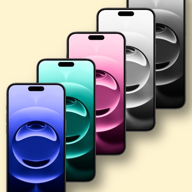 Download iPhone 16e Wallpaper in iPhone 16 Colors