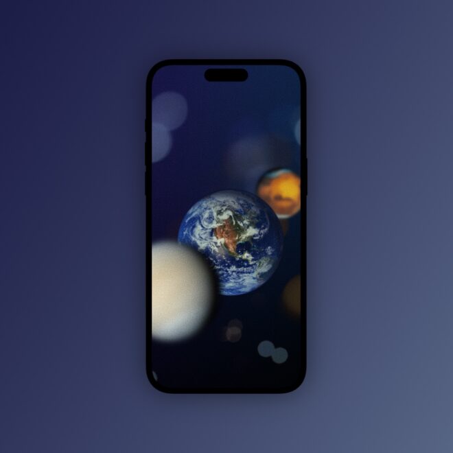 Download the Tiny Planets Wallpaper for iPhone