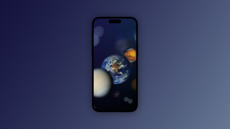 Download the Tiny Planets Wallpaper for iPhone