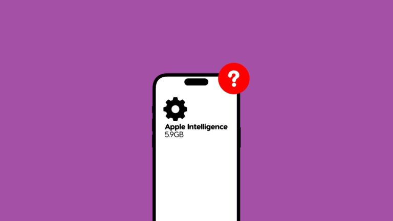Find Out How Much Space Apple Intelligence is Using [Tutorial]