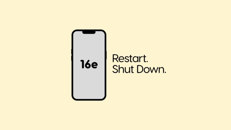 How to Force Restart and Shut Down iPhone 16e [Guide]
