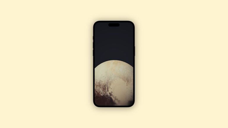 Download the Pluto Wallpaper for iPhone