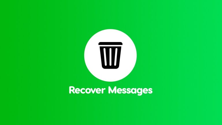 How to View and Recover Deleted Messages on iPhone, iPad, Mac