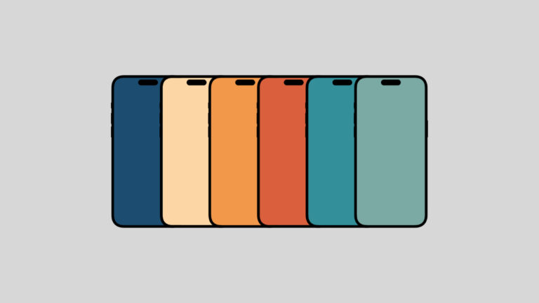 Download Muted Retro Solid Color Wallpapers for iPhone